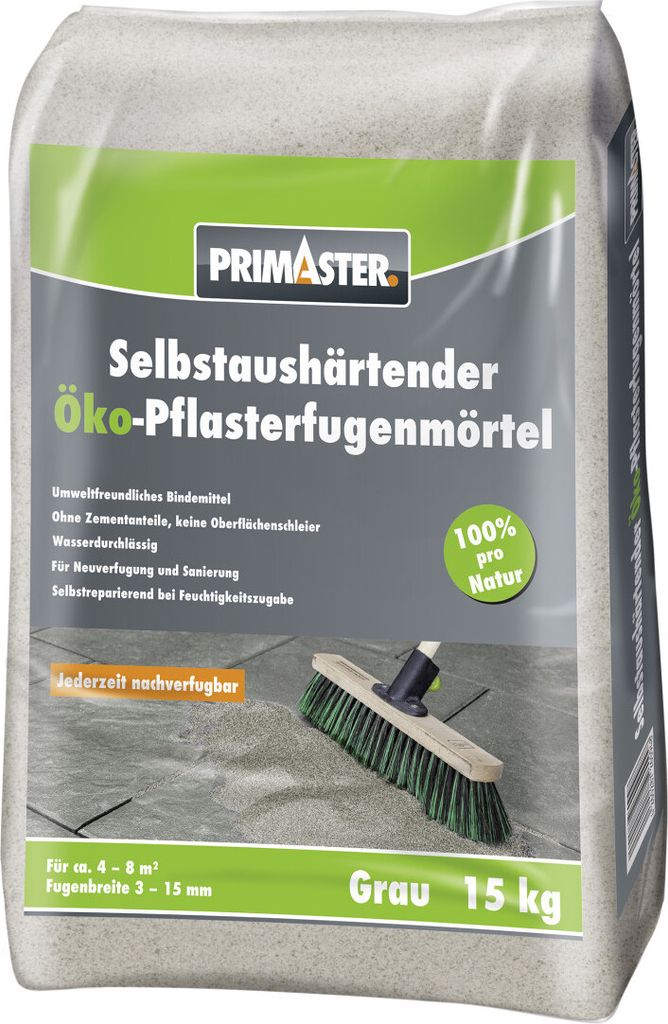 Primaster Pflasterfugenmörtel Öko selbstaushärtend 15 kg Produktbild 