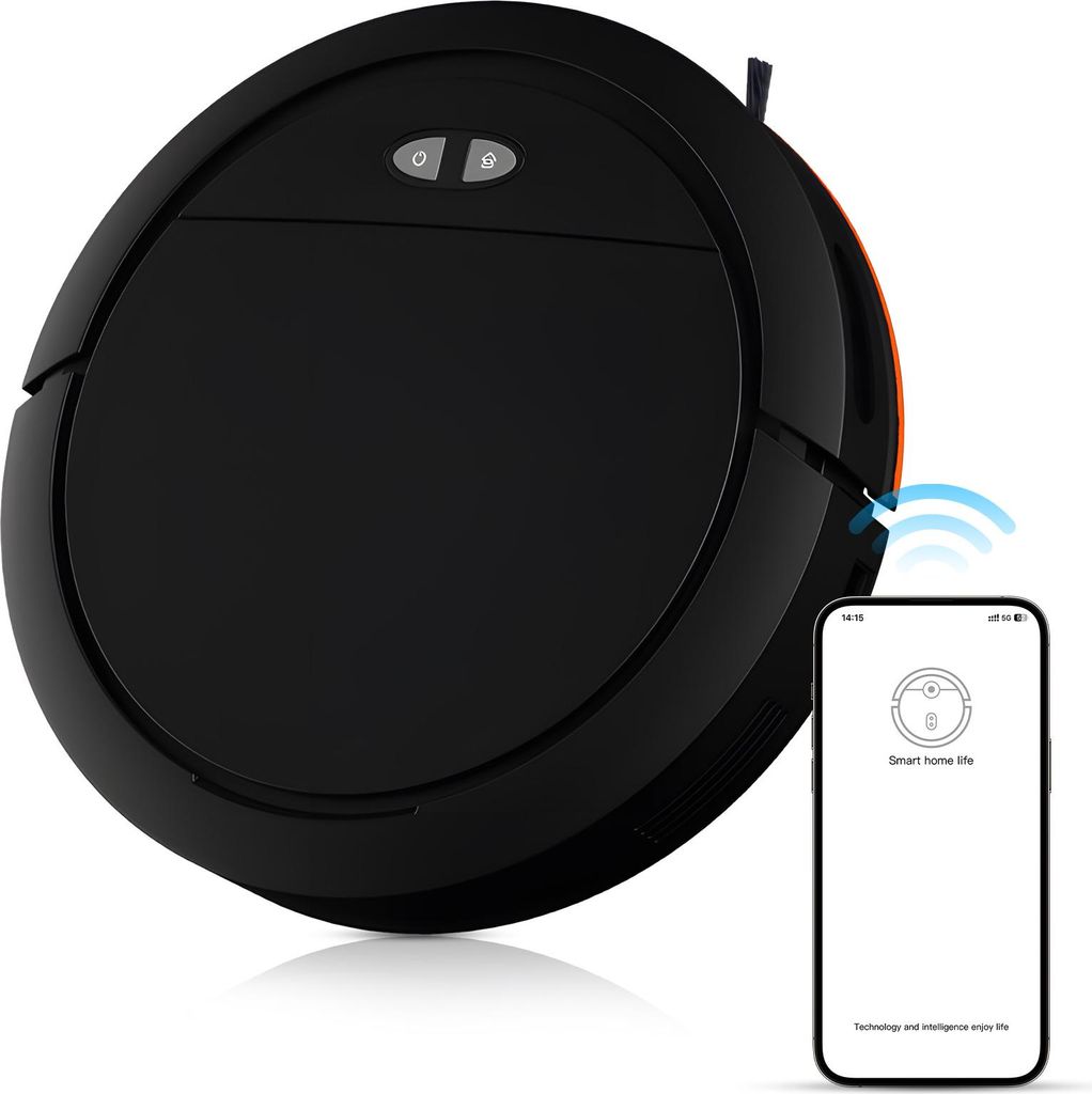 Roboter Staubsauger und Mop Combo Maximum 4000Pa Saugkraft WiFi App Control Robot Vacuum Cleaner mit Voice Prompt Self Charging Sweeping Vacuuming ...