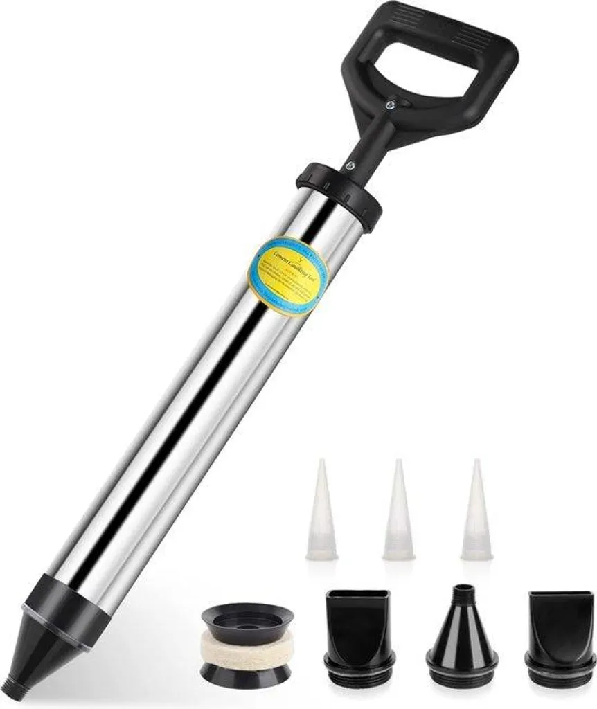 Applicateur de ciment et mortier manuel pour joints de briques et pierres