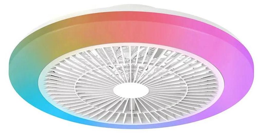 PHILIPS Ventilatore da soffitto Amilo LED RGB 20+40 W nero Immagine del prodotto 