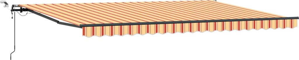 Markisenstoff Gelb und Orange 500 x 300 cm Polyester