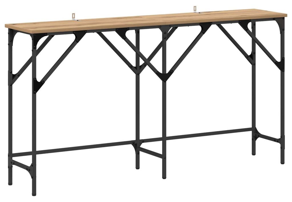 Konsolentisch Artisan-Eiche 140 x 29 x 75 cm Holzwerkstoff