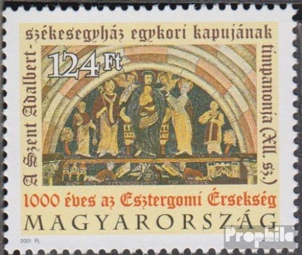 Briefmarken Ungarn 2001 Mi 4668 (kompl.Ausg.) postfrisch Esztergom