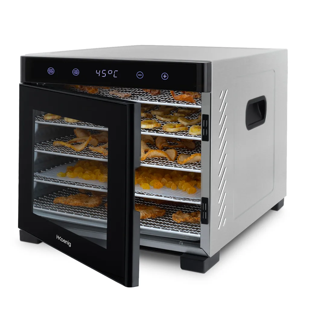 Déshydrateur H.Koenig 650W puissant à température réglable et 6 racks - 3