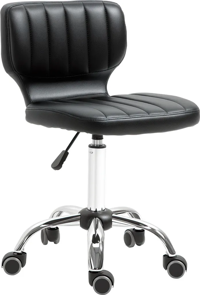 Tabouret à roulettes pour bureau ou atelier hauteur ajustable ergonomique