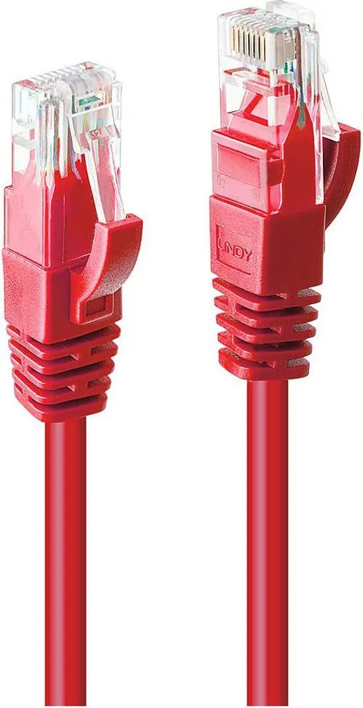 Cavo LAN Lindy 48035 Rosso 5 metri - Affidabile per Casa e Ufficio