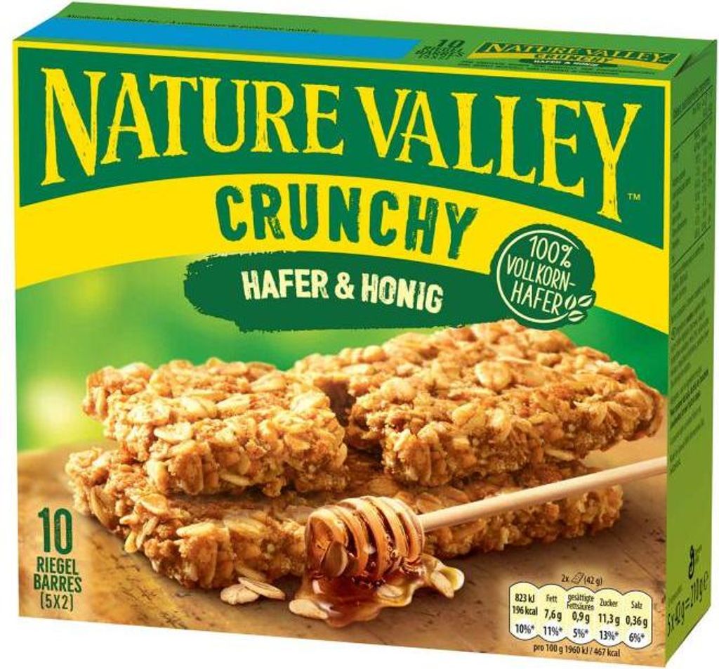 Nature Valley Crunchy Hafer & Honig 5x2er Produktbild 