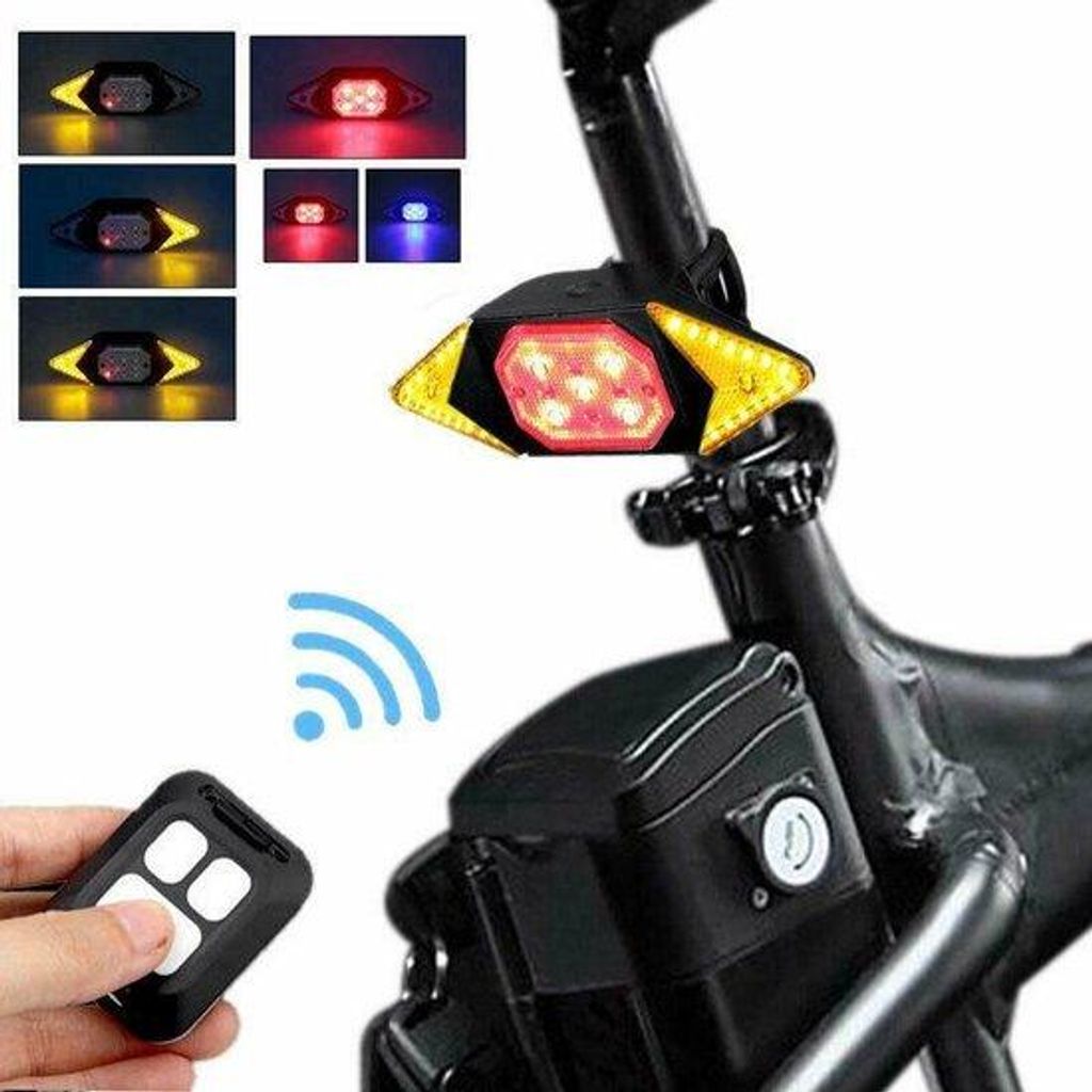LED-Achterlicht USB oplaadbaar 6 Standen