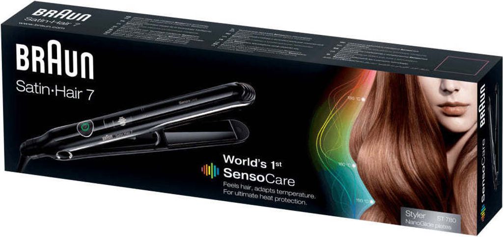 BRAUN Satin Hair7 ST780 Glätteisen schwarz 170 W Immagine del prodotto 