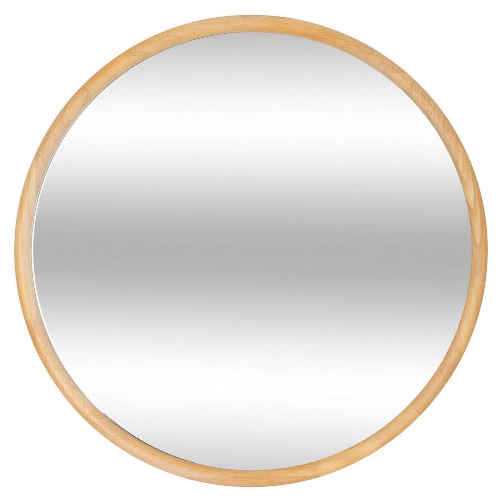 Spiegel rund kim holz d55cm  - Atmosphera créateur Produktbild 