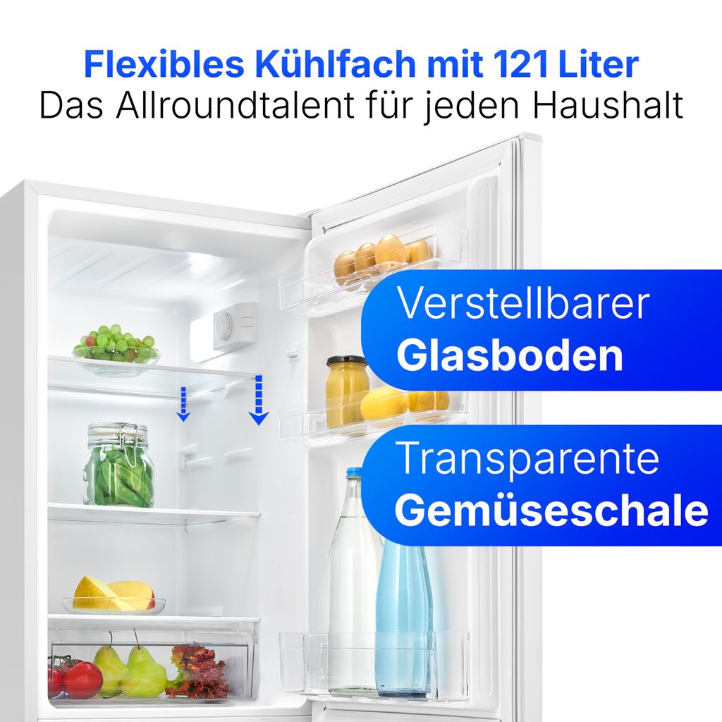 Bomann® Kühlschrank mit Gefrierfach |  | 143cm | Kühl Produktbild 