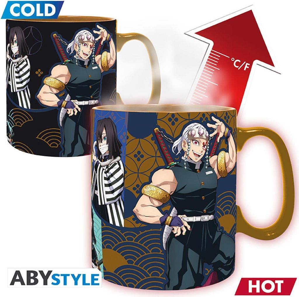 DEMON SLAYER - Mug HeatChange- 460ml- Hashira S2- cardboard