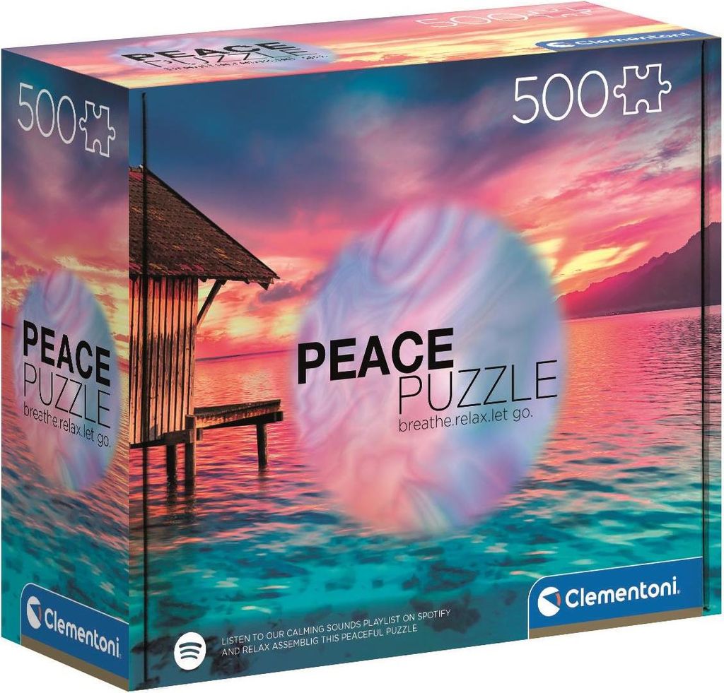 Clementoni - Puzzle Peace Collection: Living the Present - 500 dielov