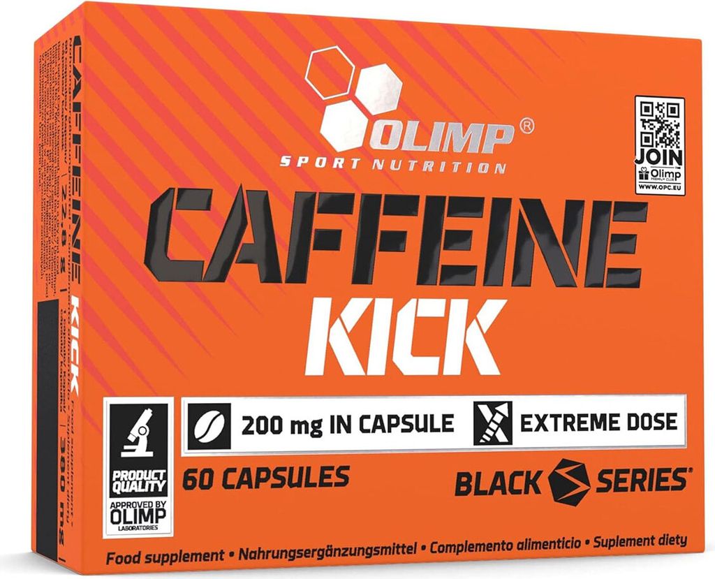 Olimp Caffeine Kick 200 mg - 60 kapslí Obrázek produktu 