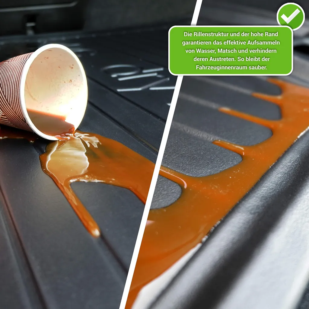 Vasca Baule Gomma Volvo XC90 2015- | Tappeto Cargo Heavy Duty - 6