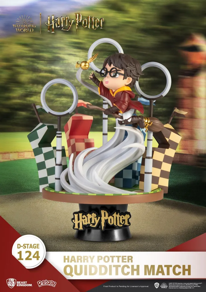 Diorama Harry Potter Famfrpál 16 cm - Scène de Quidditch D-Stage PVC
