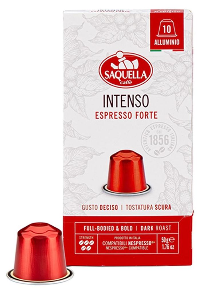 Intenso 10 Kapseln klassisch dunkel und intensiv Kompatibel mit Nespresso * Maschinen