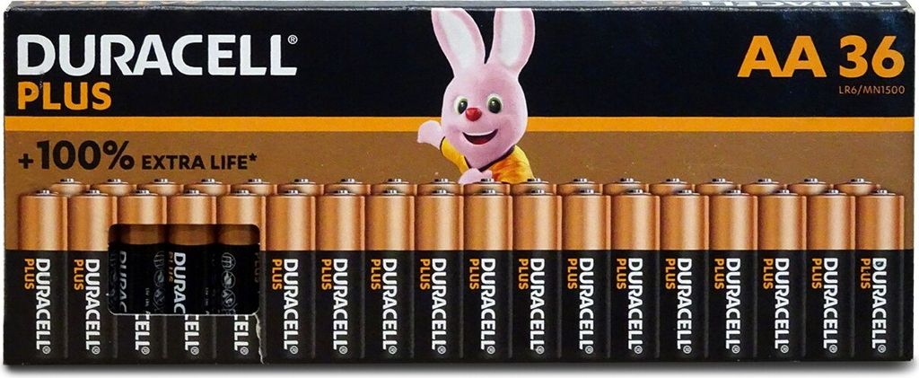 Duracell Plus Batterien AA, 36 Stück