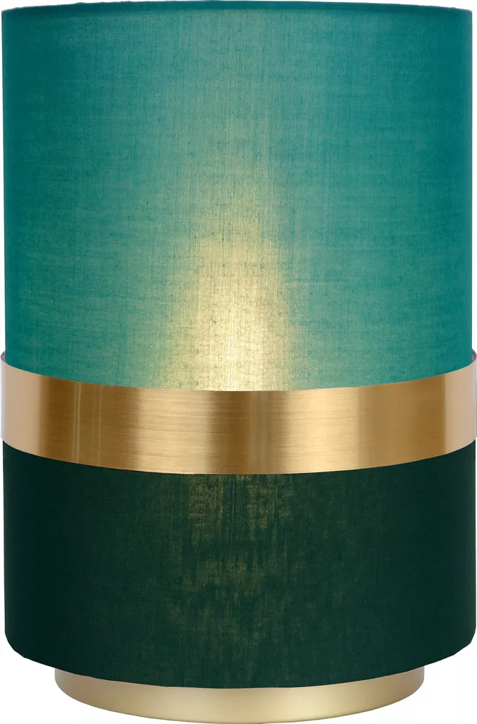 Luminaire d'Ambiance Salon Vert et Or pour Table de Nuit E14
