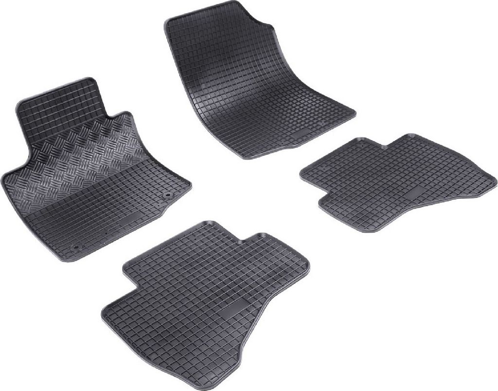 Z542551 Voll-Gummifußmatten passend für Peugeot 107 Schrägheck Hatchback 5türer 2005-2014