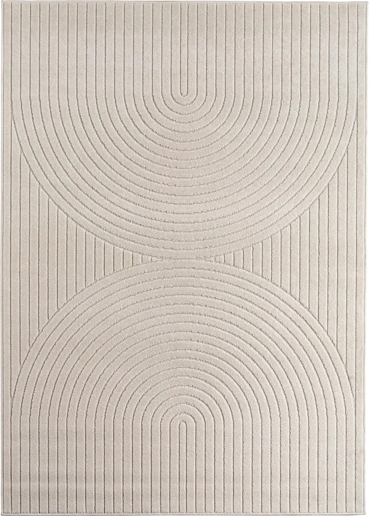 Tapis Nova Uro Crème 80x150cm - Texture Poils Ras Douceur et Résistance