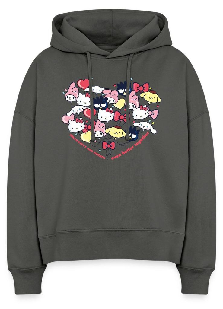 Spreadshirt Hello Kitty And Friends Ballons Frauen Boxy Produktbild 
