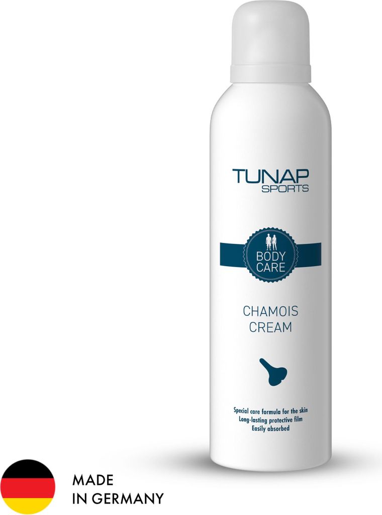 TUNAP SPORTS Sitzcreme mit Panthenol | Schutz vor Wundscheuern & Druckstellen | Langanhaltender Feuchtigkeitsschutz | Antibakteriell & kühlend | 2...