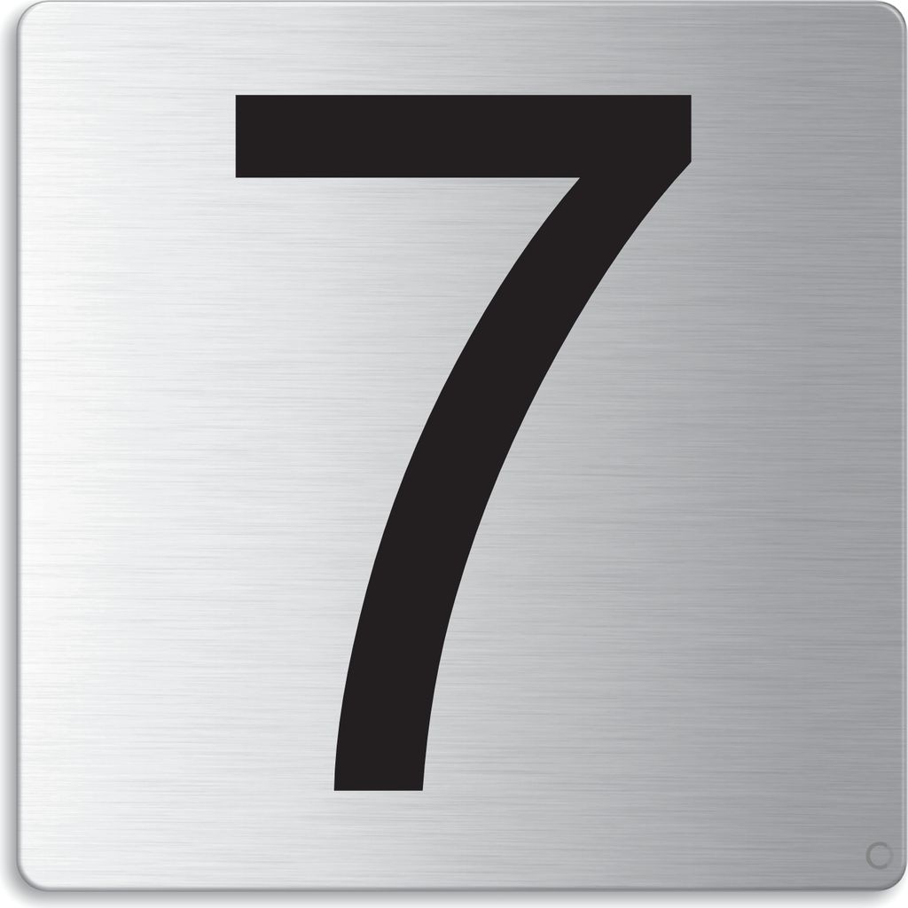 Türnummer I Zimmernummer I EdeIstahI TürschiId "7" I 85x85 Produktbild 