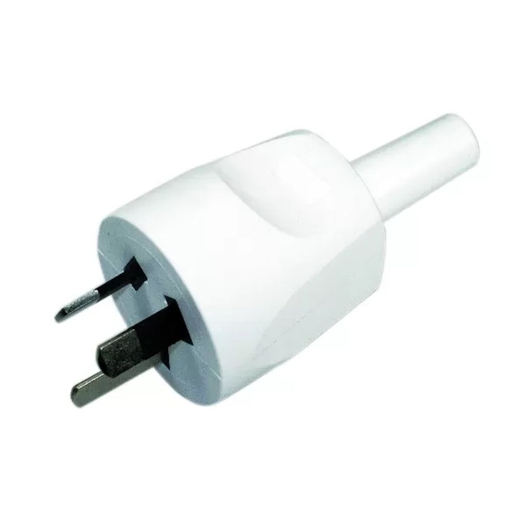 BACHMANN Schutzkontaktstecker, Australien 10A/250V, weiß