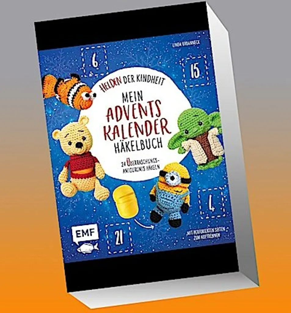 Mon Calendrier de l'Avent au Crochet avec 24 Modèles de Héros d'Enfance