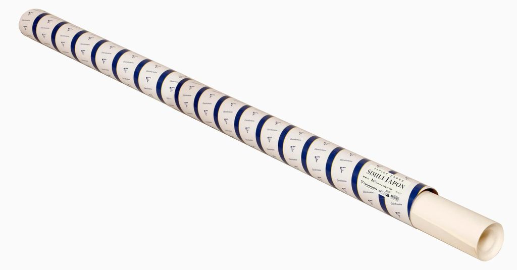Clairefontaine Rolle Simili Japon, elfenbein 130g 1,96x5m - Elfenbein 976146C