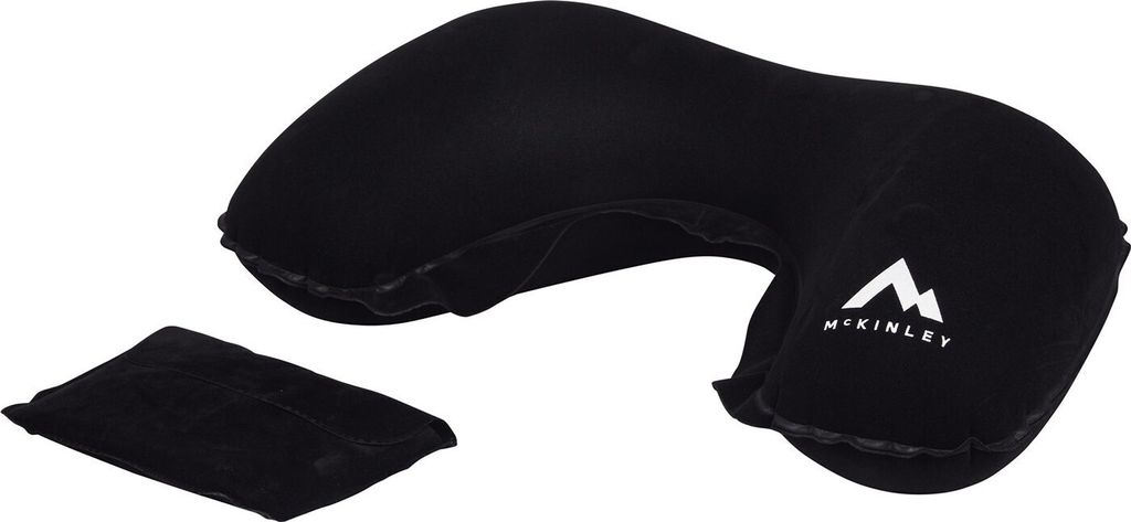 McKinley INFLATABLE HEADREST Aufblasbares Reise-Nackenkissen schwarz schwarz
