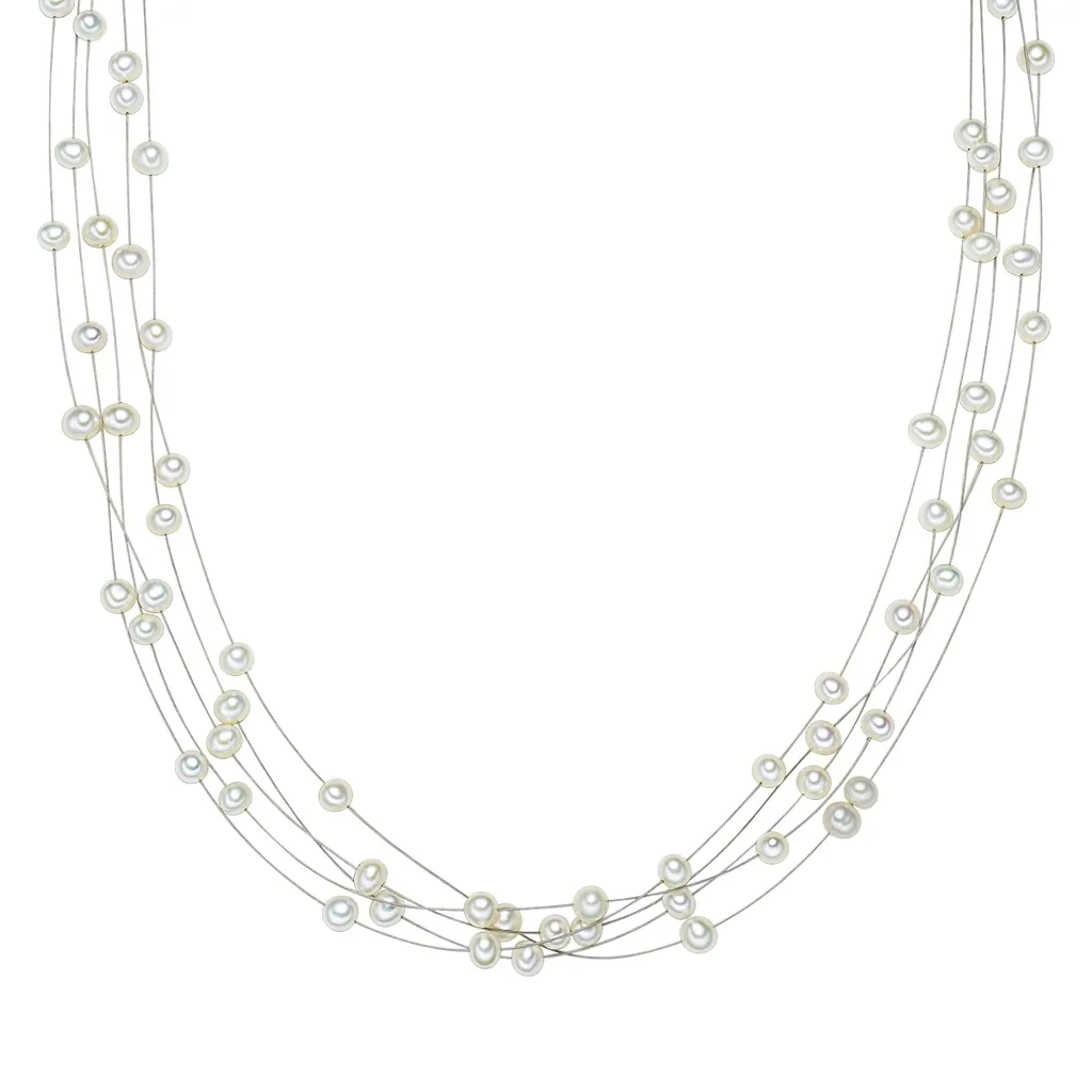 Collier Perles Culture Anti-Ternissement en Argent 925 Valero Pearls Chic