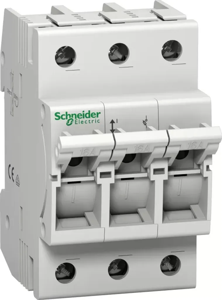 Interrupteur-sectionneur D01 3P 16A Schneider avec protection fusible
