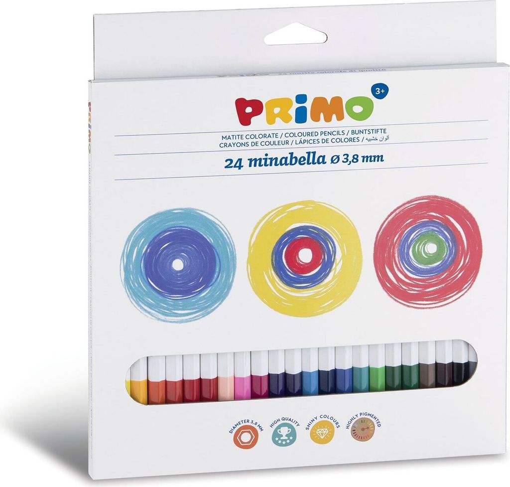 24 Minabella-Farbstifte