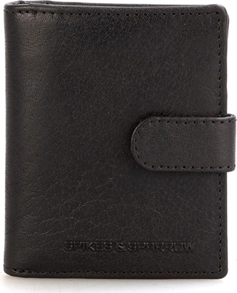 Spikes & Sparrow Bronco Billfold Wallet RFID Black - Portafoglio Uomo