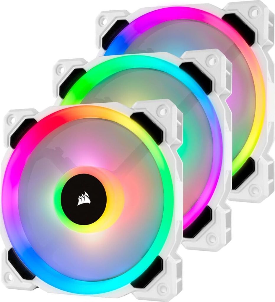 Corsair ventilátor řady LL, LL120 RGB White, 120mm Obrázek produktu 