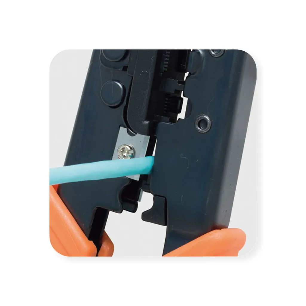 Crimpatrice Modulare VALUE Universale per RJ45 RJ11 RJ12 in Metallo