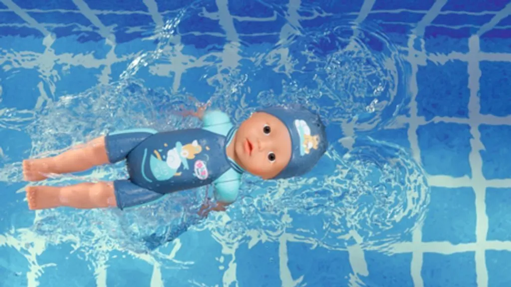 Baigneur BABY born 30cm - Mon Premier Nageur Garçon, Jouet aquatique - 3