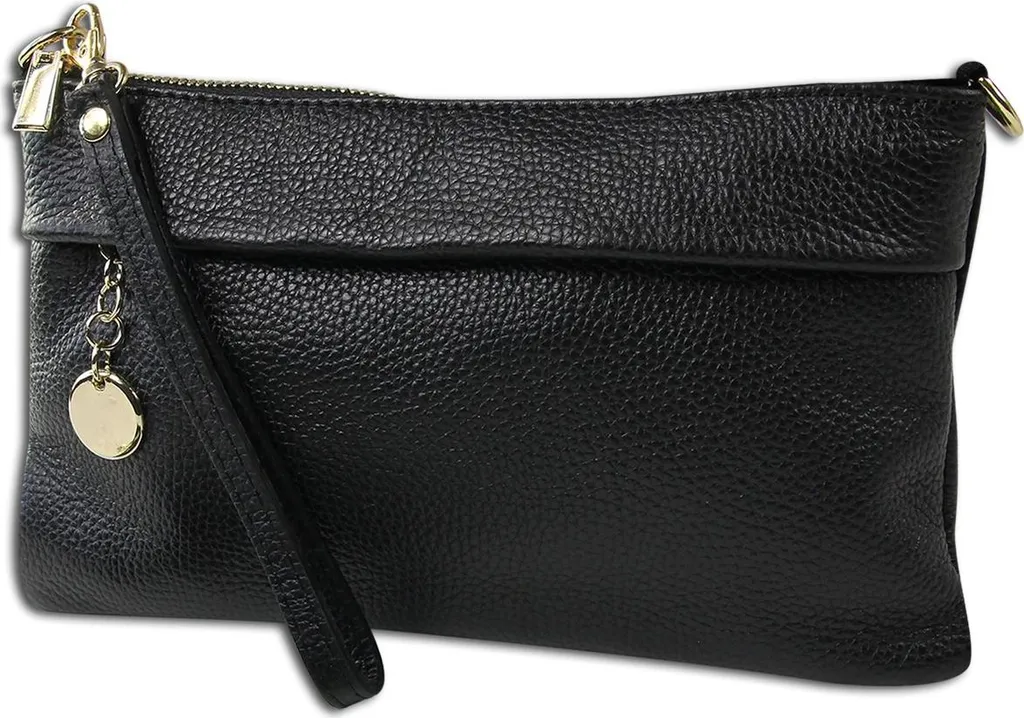 Pochette Toscanto Femme en Cuir Noir OTT838CS1 - Élégance Italienne