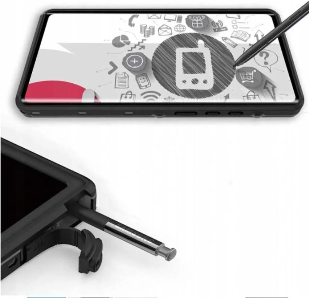Custodia Impermeabile Galaxy Note 20 Ultra Pepe Rosso Shockproof - 3