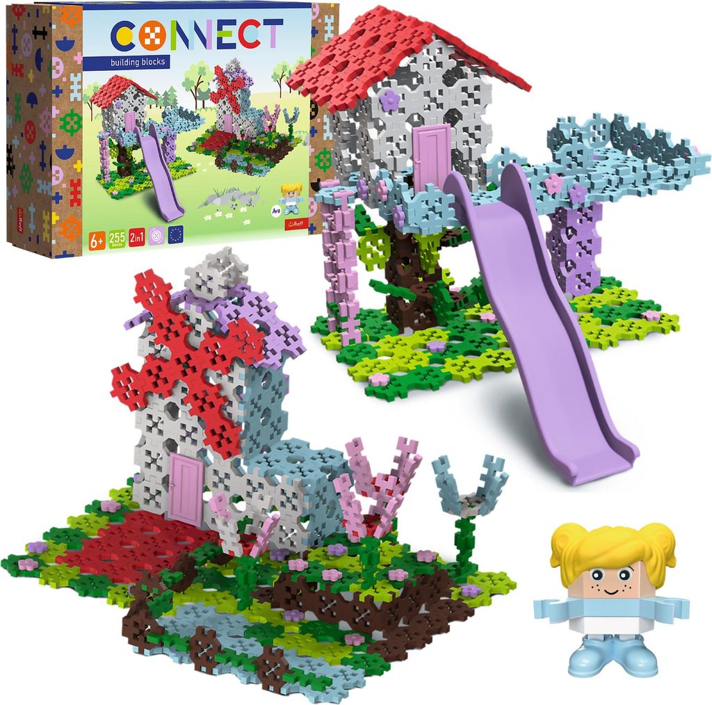Trefl Connect, Stavební bloky, 6 rok/roky, Celulóza, Plast, Obrázek produktu 