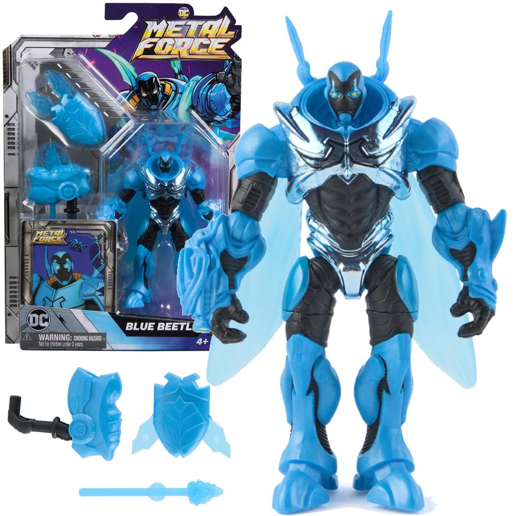 DC Comics Metal Force – figurka Blue Beetle (Skarabějový Obrázek produktu 
