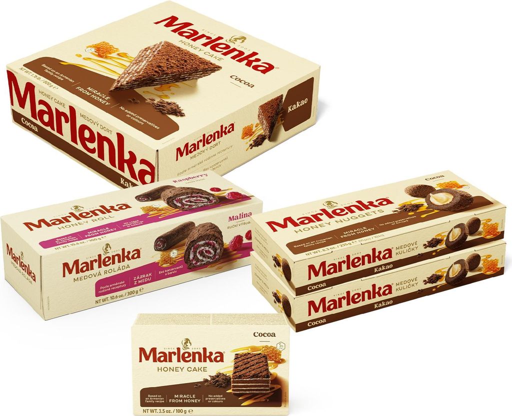 MARLENKA® Grand produit mix cacao | Gâteau au miel avec Image du produit 