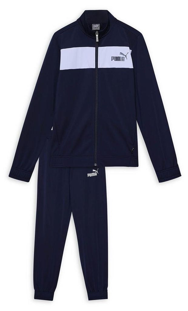 PUMA Boy's Poly Suit Cl B Track Suit,Blau (Peacoat), 164 Produktbild 