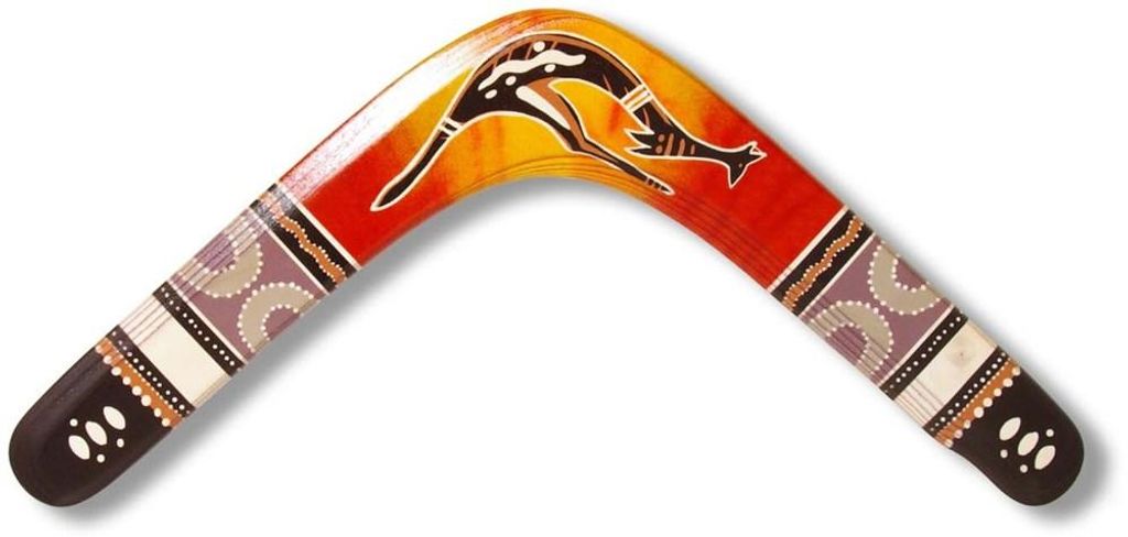 Ventaglio boomerang Falcon destro 38 cm per il divertimento Immagine del prodotto 