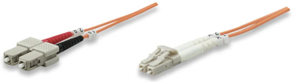 Cordon Liaison Fibre Optique LC/SC 3m pour Baie de Brassage Multimode OM1