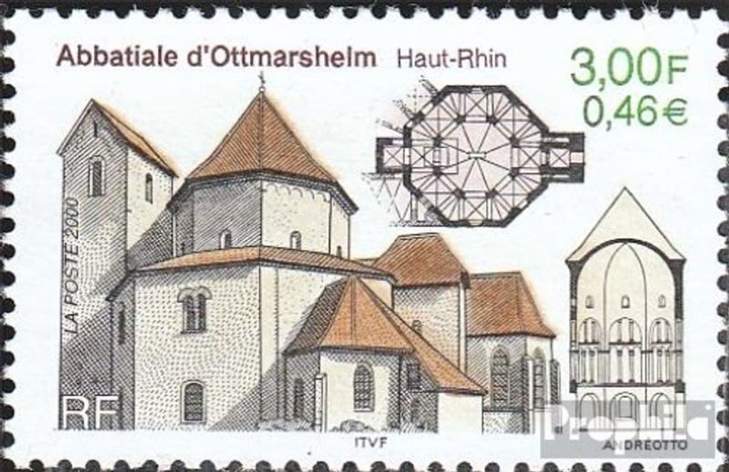 Briefmarken Frankreich 2000 Mi 3477 (kompl.Ausg.) postfrisch Tourismus