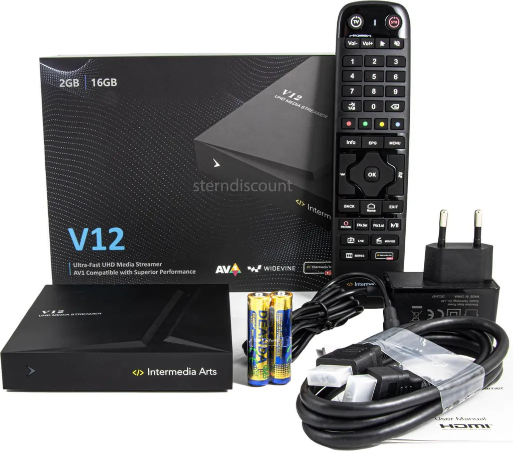 Passerelle Multimédia 4K Android 11 V12 avec Connexion Gigabit LAN - 11