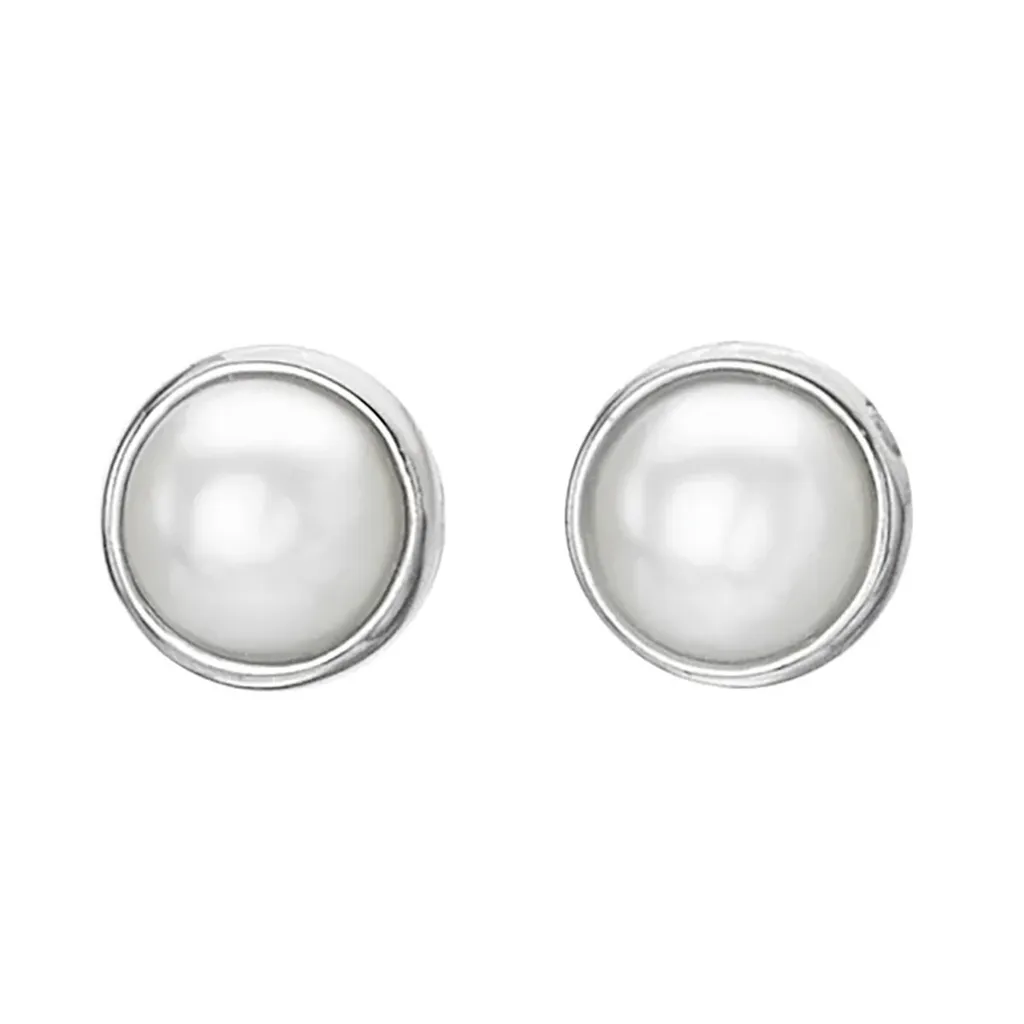 Boucles d'oreilles Hot Diamonds DE712 perles et argent avec diamant serti